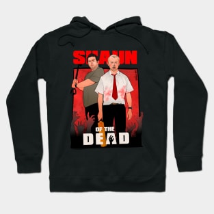 Shaun and Ed ready to kill zombies Hoodie